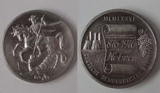 GDR medal MCMLXXVI 1000 years Nebra 876-1976 (105949)