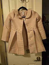 catherine malandrino girl fashion coat sz 7 light pink nwt