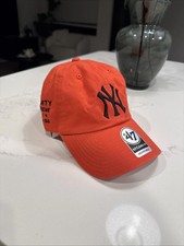 Cappello arancione ricamato A24 Marty Supreme x '47 Yankees IN MANO SPEDISCO SUBITO