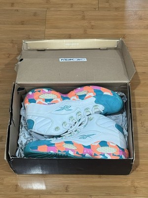 Reebok Question Mid Vintage White Noise Allen Iverson Men's Size 9.5