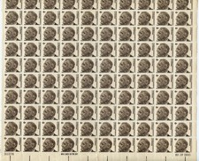 US STAMP #1284 MNH SHEET, FRANKLIN D. ROoSEVELT, TOTAL AMERICANA