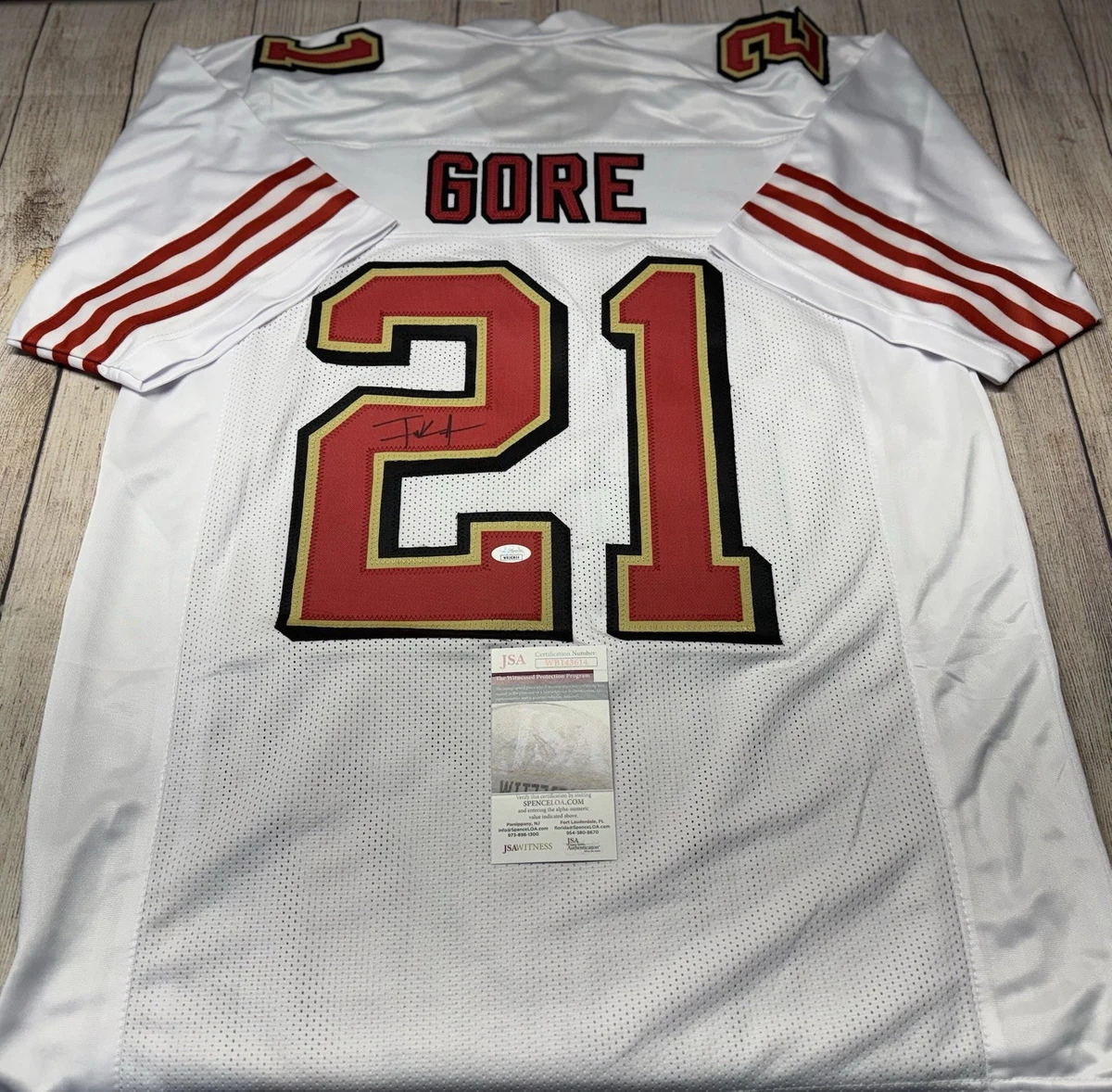 Frank Gore San Francisco 49ers NFL Original Autographed Items for