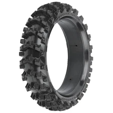 Pro-Line 1/4 Dunlop Geomax MX14 V2 CR4 Rear Tire MTD Sleeve: Pro-Spec Wheel