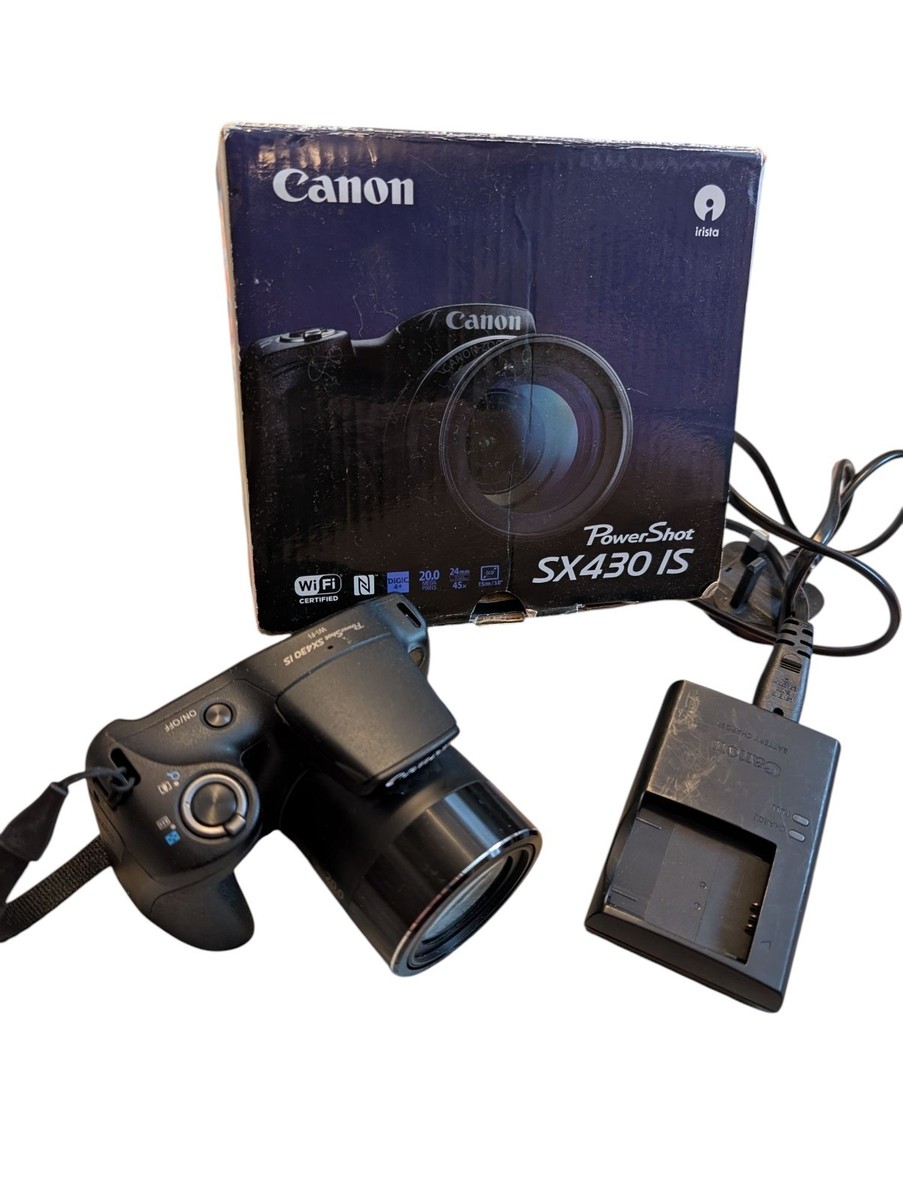 Canon PowerShot SX430 IS MP Digital SLR Camera Black