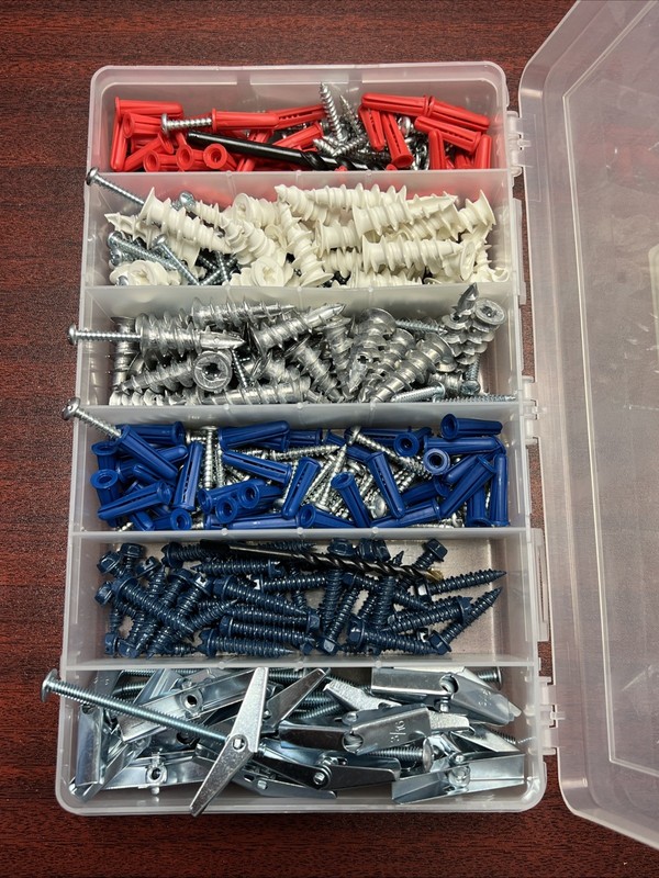 Wall Anchor Kit - Assorted Concrete And Wall Anchors