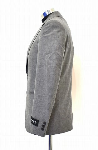 MISTERGENTLEMAN Basic Setup Jacket Gray wool size… - image 3