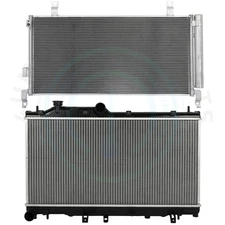 Radiator & AC Condenser Cooling Kit For 2014-18 Subaru Forester 2.0L 2.5L H4