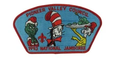 1993 Jamboree Pioneer Valley Council MA Dr. Suess JSP RED Bdr (VT1793)