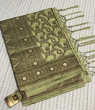 Indian Pakistani Bangladeshi Silk Charli Wedding Eid Partywear Saree Sari Green