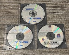 Sega CD 3 Game Lot Cobra Command Sol-Feace C+C Music Factory Disc Only