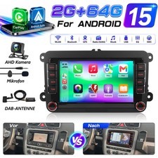 Für VW Scirocco 137 138 2008-2017 Autoradio Android 15 KAM DAB+ Carplay GPS WIFI