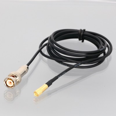 BNC Male Locking Spring nut 10-32 Microdot RG174 Cable Accelerometer Vibration
