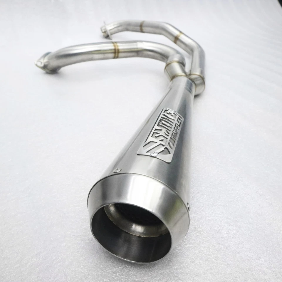 Tubo de escape 2 en 1 Harley Davidson Dyna Super Glide FXD 88 ci 2000-06 Foto 4 de 4