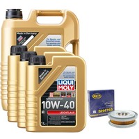 MotoröL Set 10W-40 Liqui Moly 8 Liter + ÖLfilter FüR Mercedes E-Klasse G-Klasse