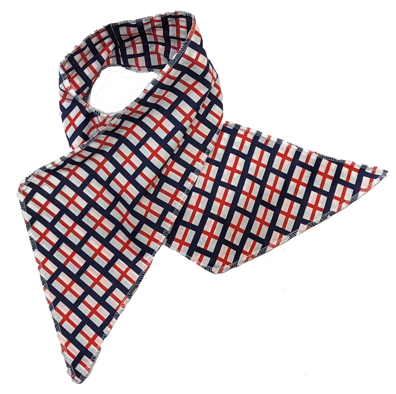 Adults England St George Cross Neck Tie Saint Georges Day Fancy Dress