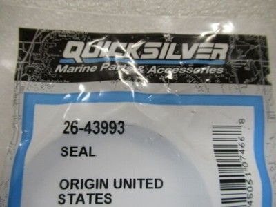 Mercury 26-43993 /8M0214932 OEM Crankshaft Seal 70/125HP / Bravo & Jet 65/80HP