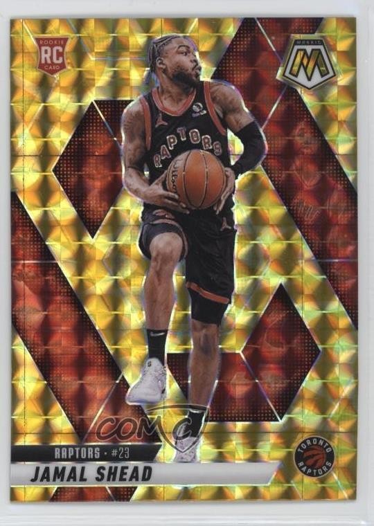 2024 Panini Mosaic Rookies Reactive Yellow Prizm Jamal Shead #201 Rookie RC 1mb0