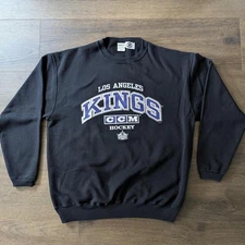 Los Angeles Kings CCM Black Crewneck sweatshirt VK02361
