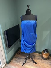 Ladies Size 22 Dress - Silky Feel - NAANAA - Blue - Bodycon - BNWT -