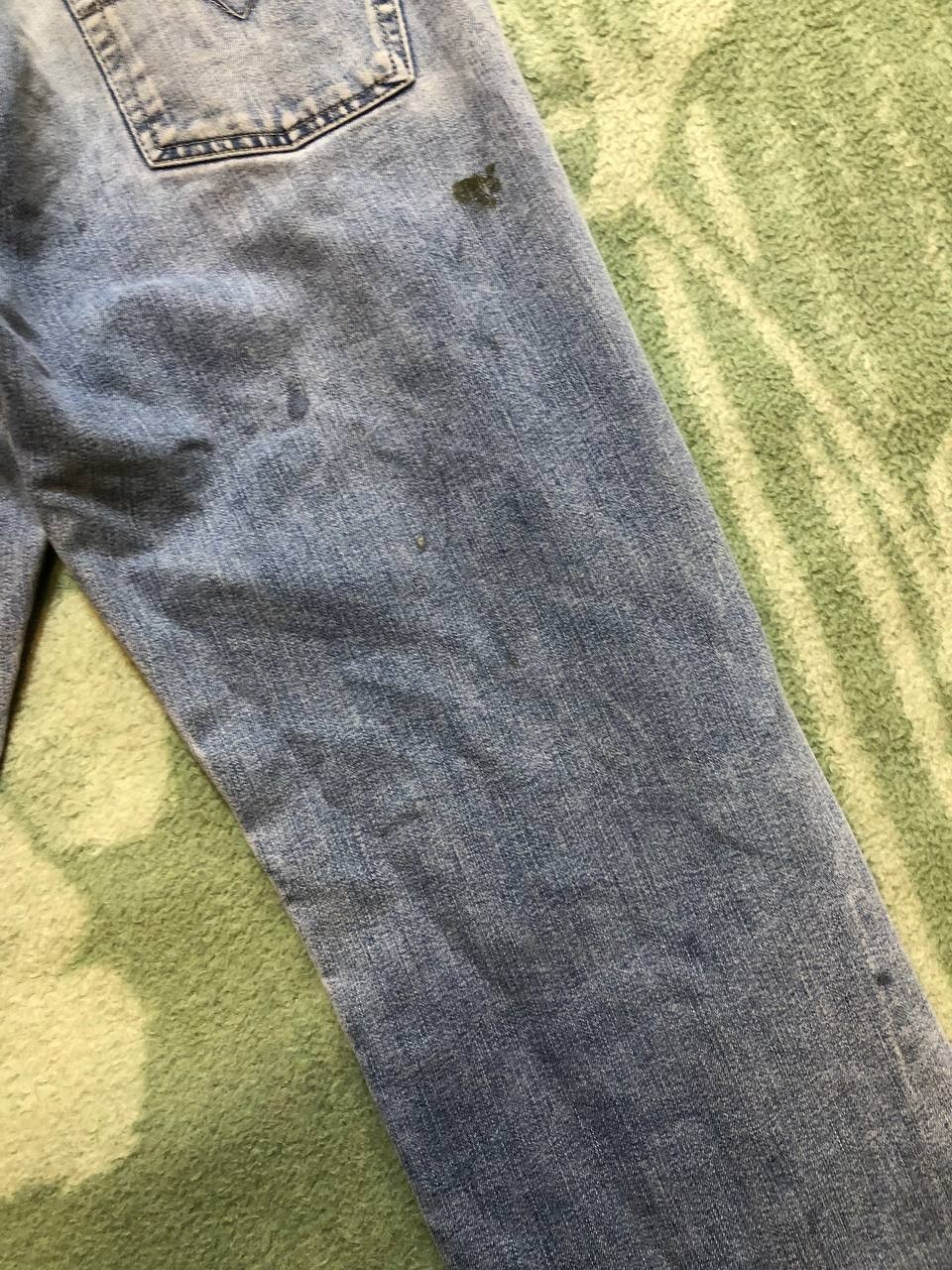 Versace Jeans Couture Distressed Blue denim JEANS PANTS thumbnail 18