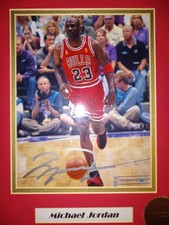 Michael Jordan Autograph Signed 8x10 NBA Photo Framed And Authenticated