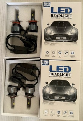 LED High Beam and Low Beam Car Light Set
