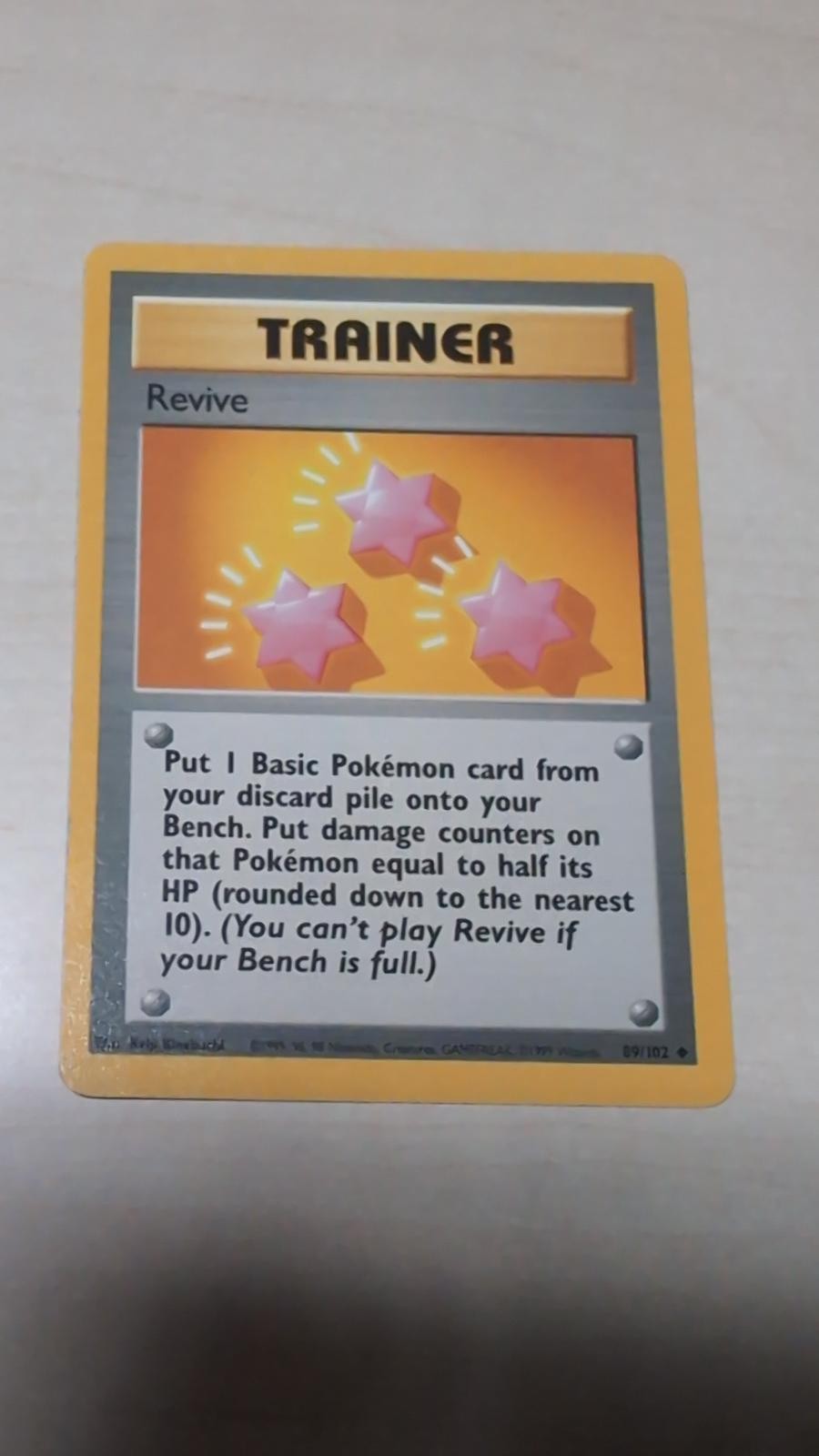 Revive 89/102 Uncommon Base Set Unlimited Pokemon Lightly Played