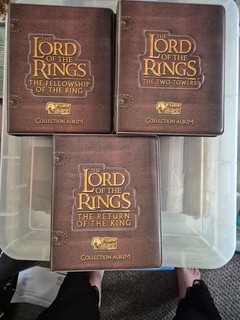 Lord of the rings action flipz cards binders with cards