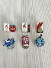 Coca Cola Pin Sammlung Commemorative Olympic Pin Set  6 ST&Uuml;CK Limited