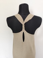 Vival Studio Damen Maxikleid beige Strick Bau...