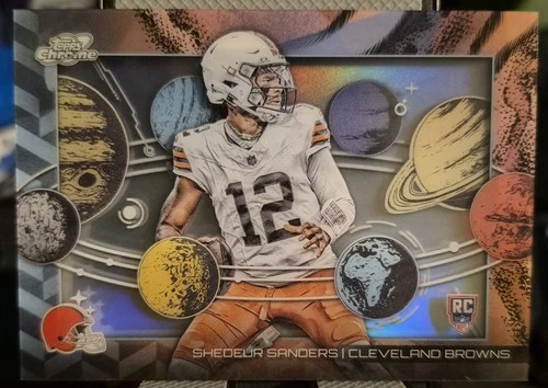 2025 Topps Cosmic Chrome Shedeur Sanders Base (RAW)