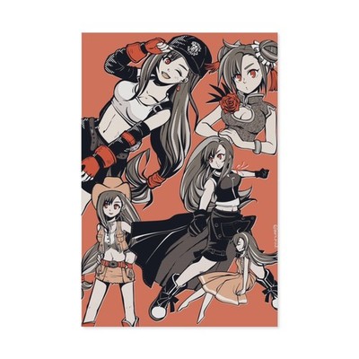 Anime Tifa Lockhart Final Fantasy VII Paper Poster 210 GSM V64