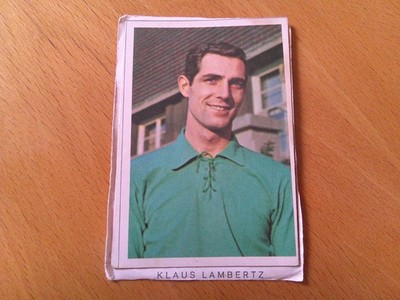 Altes Fußball-Sammelbild 60ziger Jahre - Klaus Lambertz Werder Bremen