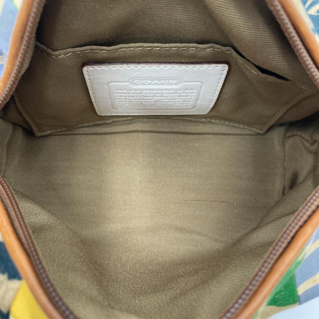 Coach Patchwork Multicolor Canvas Shoulder Bag Sm… - image 23