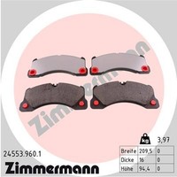 Zimmermann Bremsbelagsatz Scheibenbremse Rd:Z 24553.960.1 FüR Touareg VW Cayenne