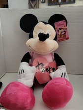 Disney Mickey Mouse 19" Stuffed Plush Pink Outfit
