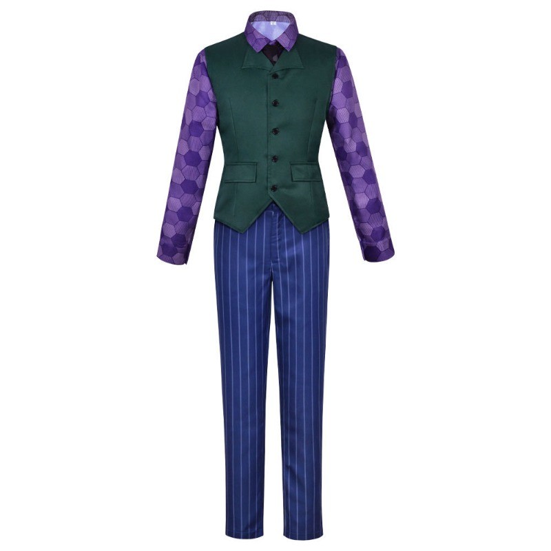 Halloween The Dark Knight Heath Ledger Joker Cosplay Costume Set