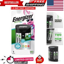 Recharge Pro Rechargeable AAA and AA Battery Charger With 4 NiMh Rechargeable...