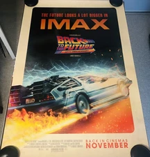 BACK TO THE FUTURE 40TH Anniversary Original DS 27x40 Movie Poster IMAX MINT