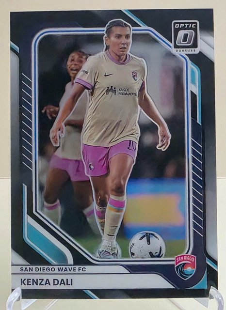 2022 Donruss Optic NWSL Kenza Dali #45 Black Prizm Ser # 1/1 San Diego Wave FC