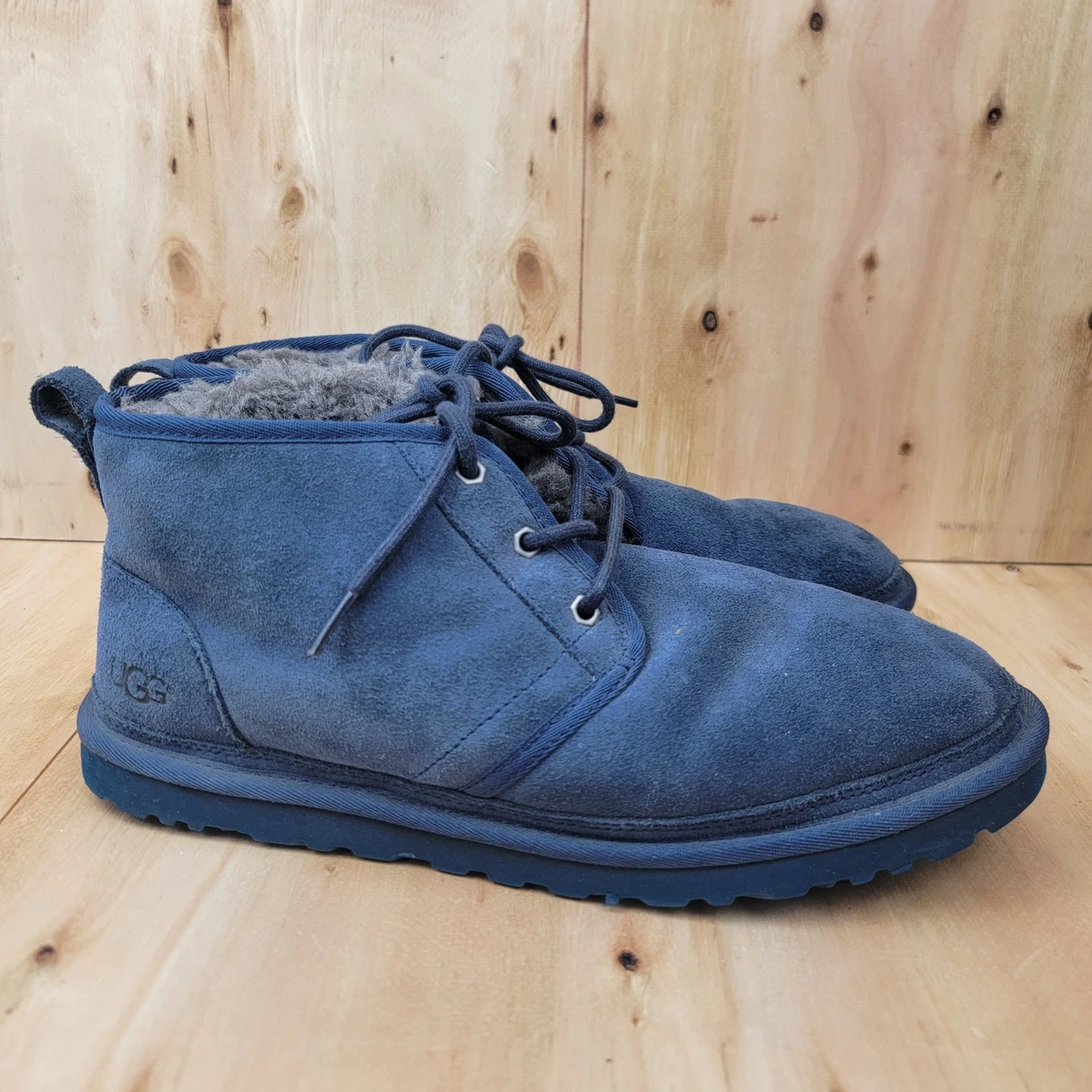 UGG Treadlite Men’s Blue Fabric & Suede Lace Up Shoes Sz 11 UGG Mens Blue Neumel 3236 Suede Lace Up Round | Mercari main image 2
