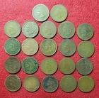 1881 Indian Head One 1c Cent Lot Of 22 Coins