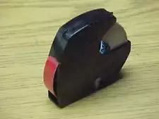 Dymo 3/8" EMBOSSING LABELING TAPE LABEL MAKER / RED