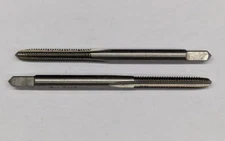 Two 6-40 NF Hand Plug Taps HSS GH3 3 Flutes