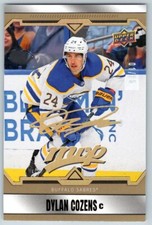2024-25 Upper Deck MVP Super Script GOLD Dylan Cozens #84 1/25 SP Parallel