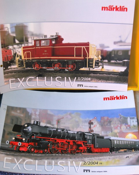 Folleto Märklin exclusiv  2 y 3 de 2004,  Francés. Brochure 2 et 3/2004 Français