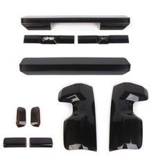 For Chevy Silverado 2019 Smoke Fog Lights Taillight Accessories Cover Trims Set