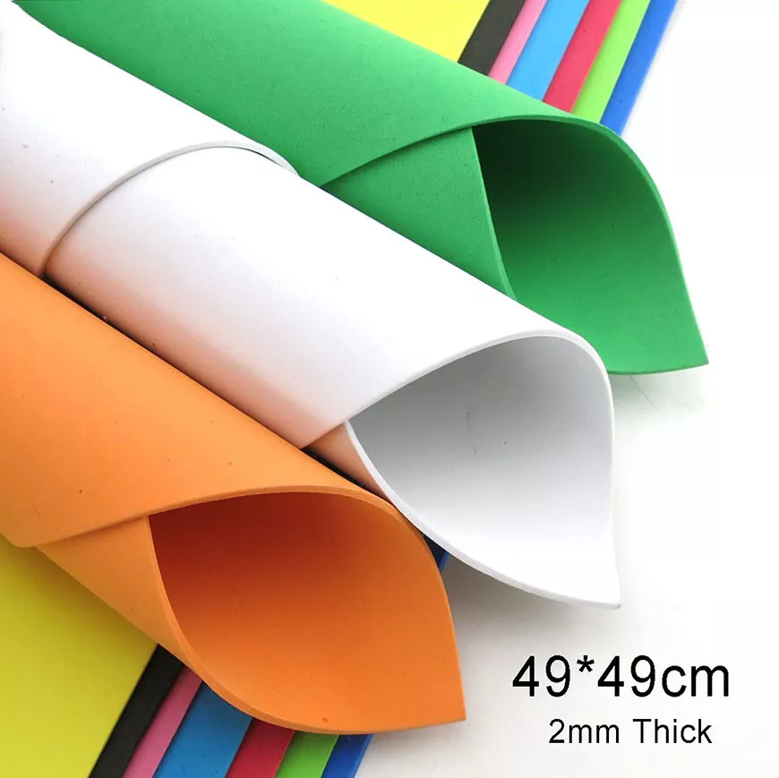 color craft eva foam paper sheet