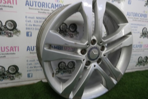 CERCHIO IN LEGA MERCEDES GLA X156 2013-2019A1564010102 IN LEGA 7X18H2 RIGATO - Imagen 7 de 13