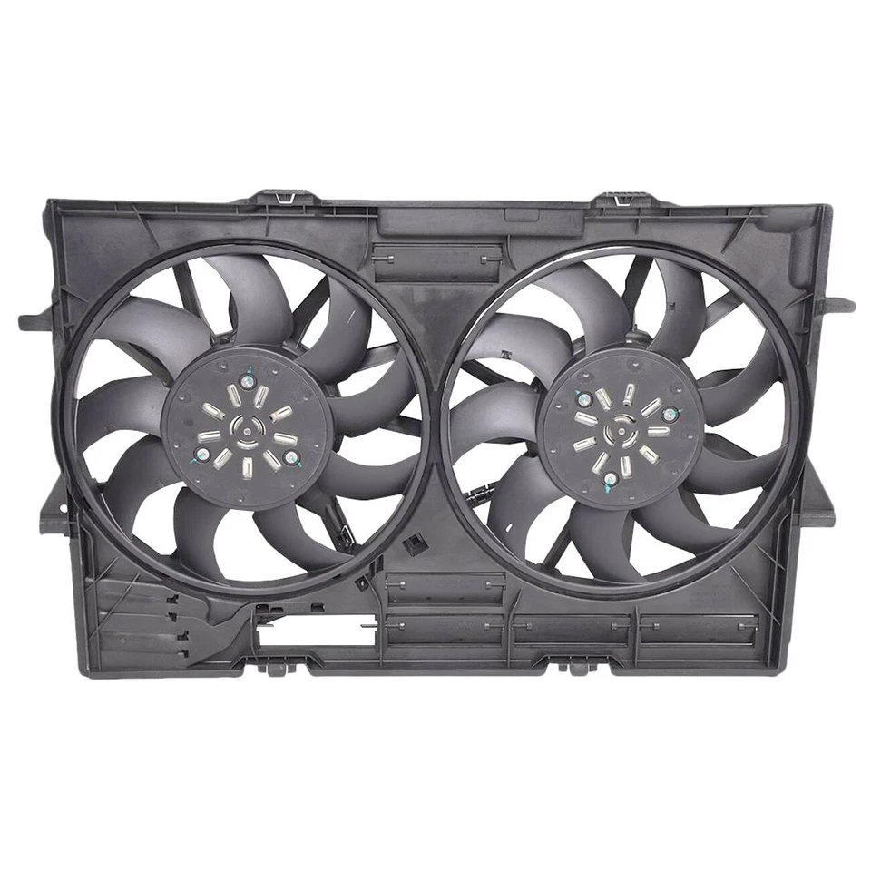 Compatível com Audi Q5 S5 A6 A7 Quattro 2012-2018 conjunto de ventilador de refrigeração do radiador 4H0121207B - Imagem 4 de 4